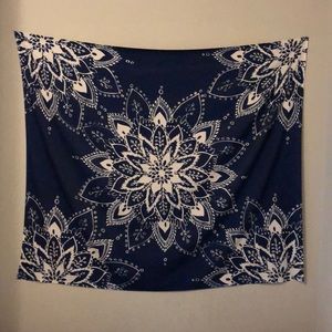 Blue tapestry